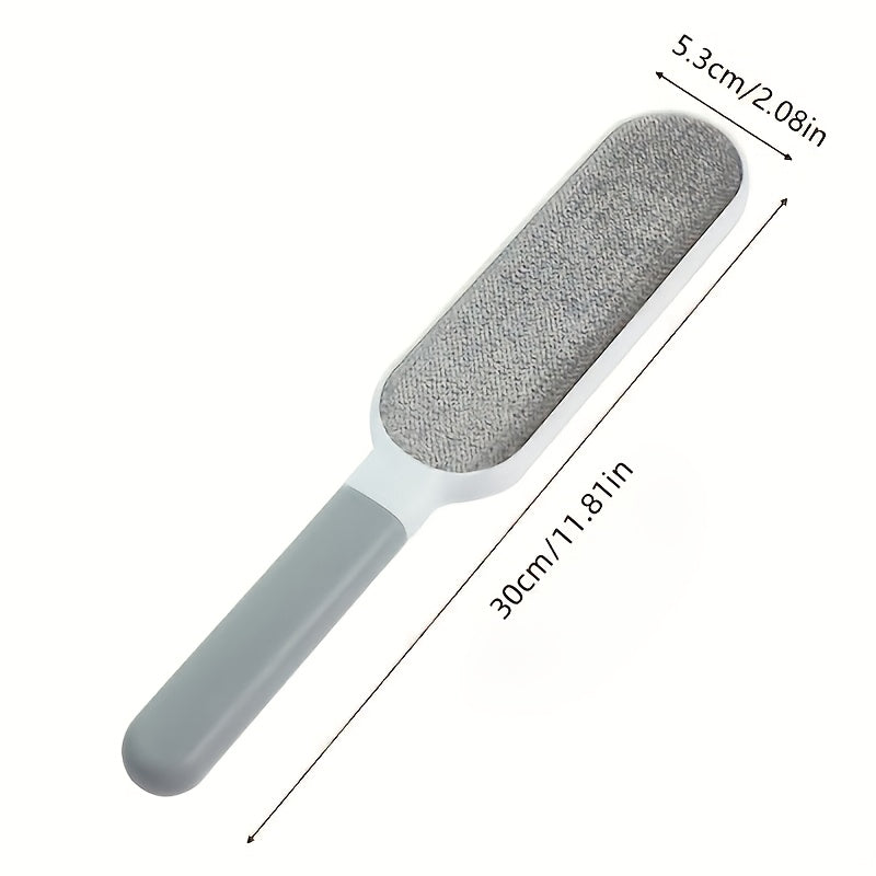 Reusable Lint Remover, Double-Sided Pet Hair And Dust Brush, Manual Electrostatic Cleaning Tool, Durable Polypropylene, Can Clean Clothes, Sofas, Furniture, Bedding, Carpets Without Electricity