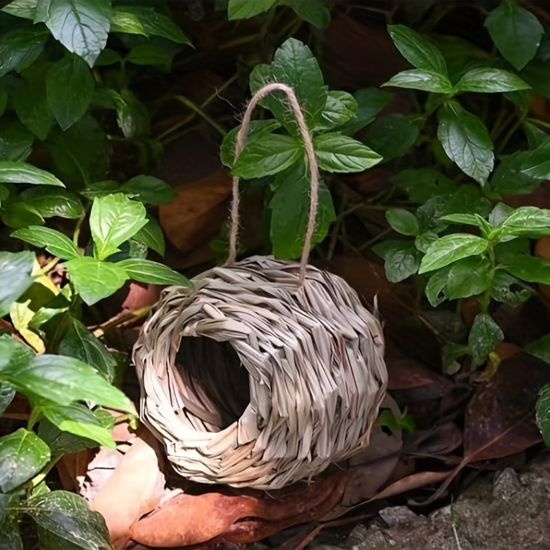 2pcs/3pcs/4pcs Hand Woven Hummingbird Nest House - Perfect for Outdoor Garden and Yard, Ball Shape Design for Comfortable Nesting