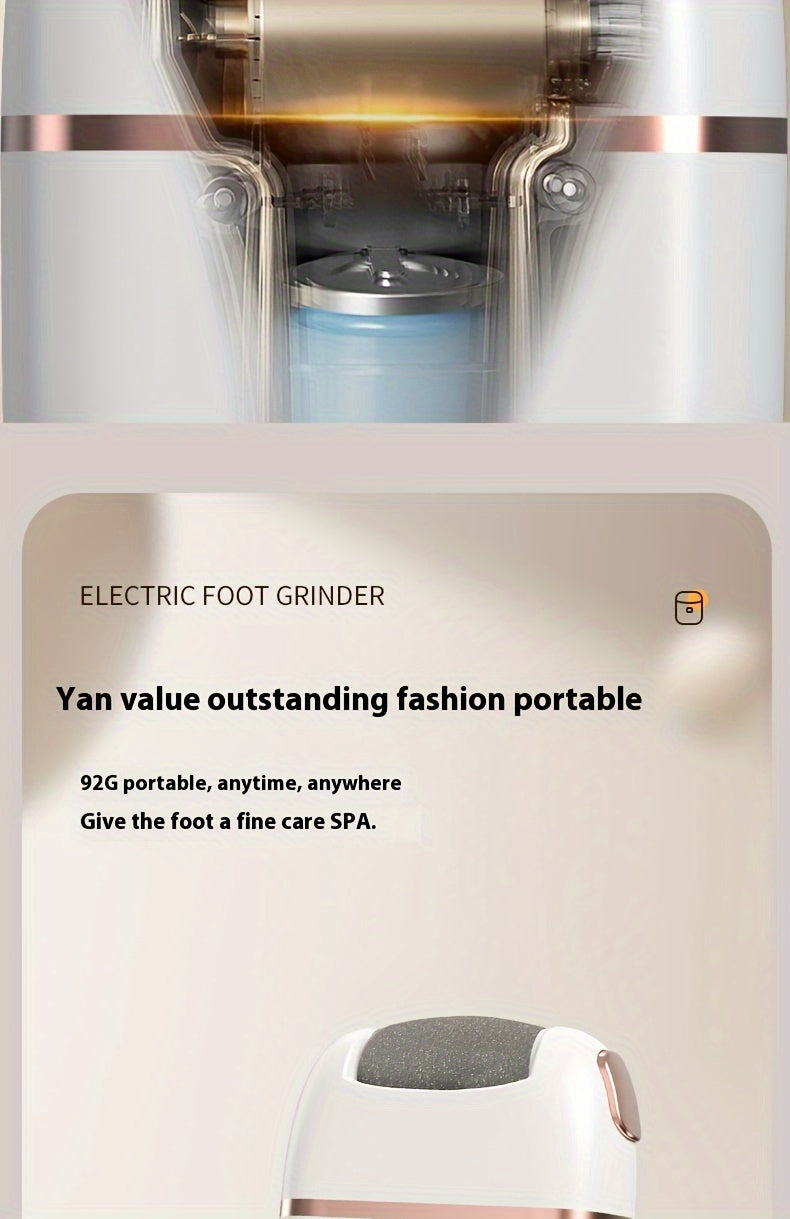 New Foot Scraper, Three Replacement Grinding Heads, Two Speeds, Integrated Mold Release