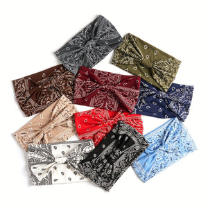 Chic Boho Paisley Headband for Active Women - Durable, Stretchy Turban for Fashion & Sweat Control