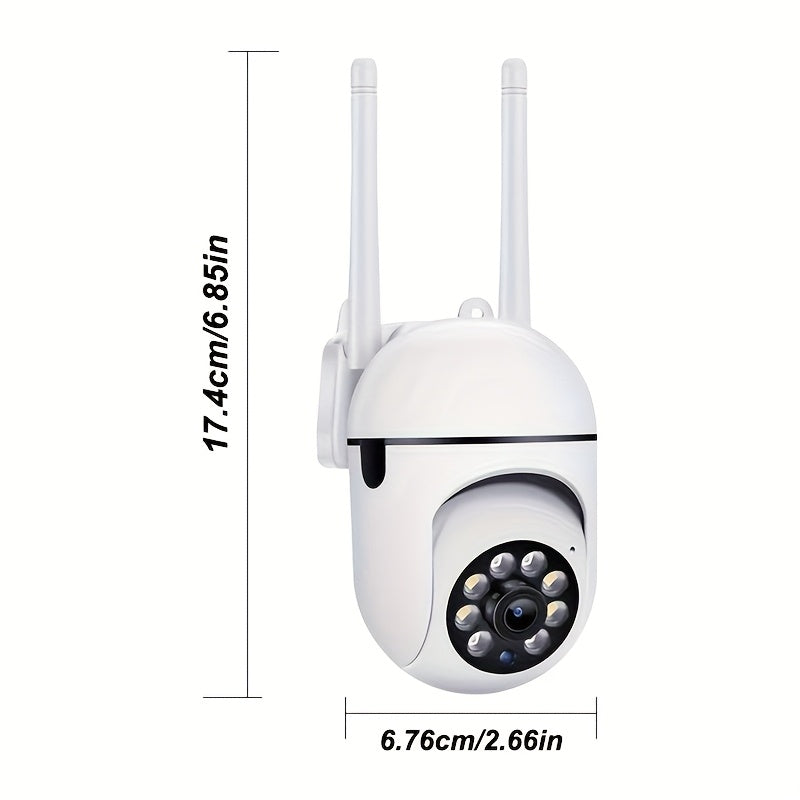 4pcs 1080p Wireless High-definition Intelligent Security Cameras - Reliable Wi Fi, Advanced Pan/tilt/zoom, Crystal Clear Color Night Vision,