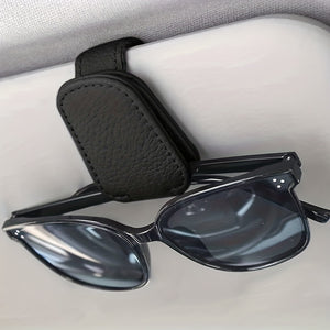 1pc Magnetic Sunglasses Holder for Car Visor - Convenient Car Interior Accessory