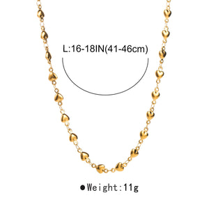 Strong Personality Alloy Material Golden Color Necklaces Funky Design for Women