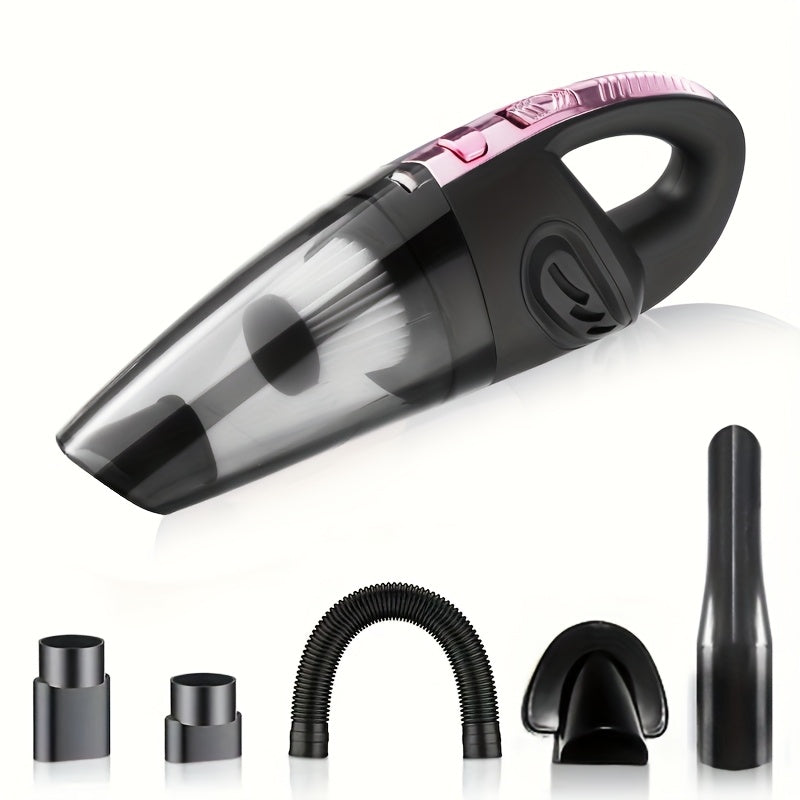 Handheld Car Vacuum Cleaner - Easy to Clean, Pet Hair & Keyboard, Dry/Wet Cleaning, Multi-Scenario Use