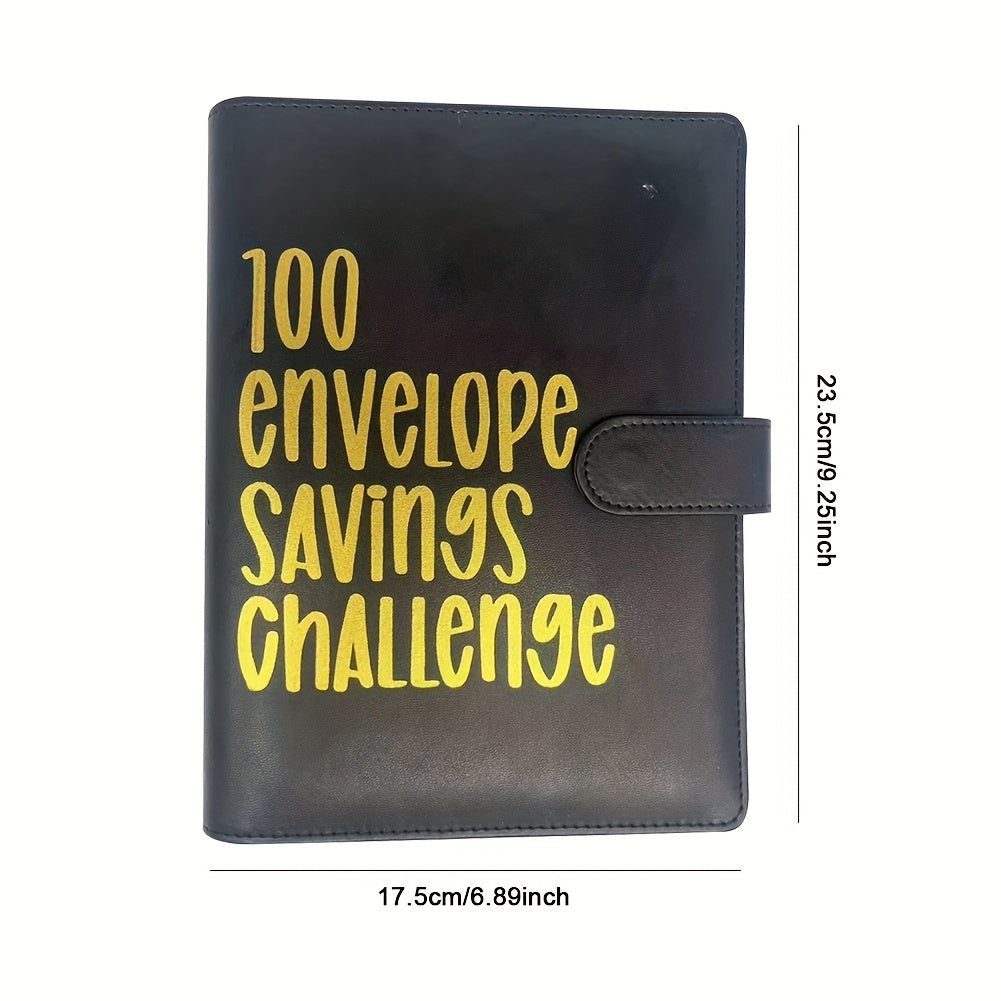 Achieve Your Financial Goals: Fun $5,050 Envelope Challenge Savings Binder with 26-Page Cash Tracker