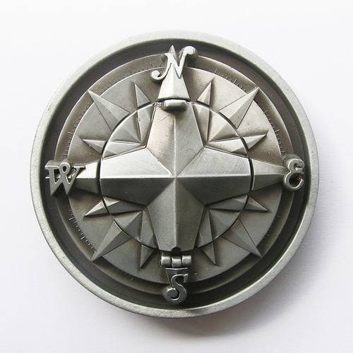 New Vintage Original Compass Star Belt Buckle US Local Shipping