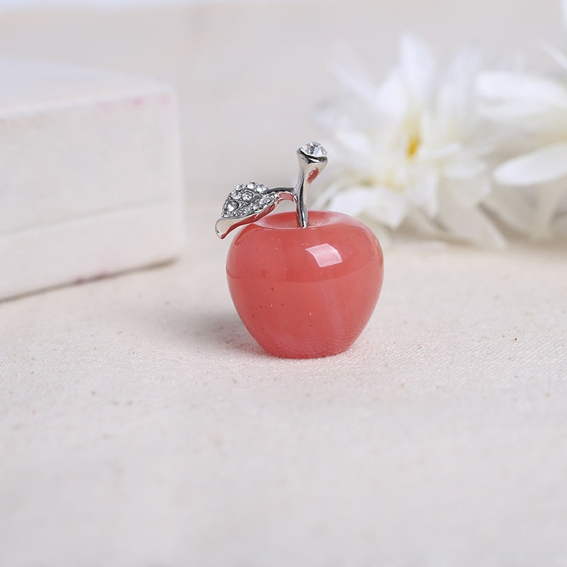 Red apple crystal Gift Unisex With Crystal Show Your Love