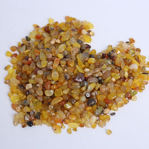 200g Yellow agate decorative for crystal gemstone