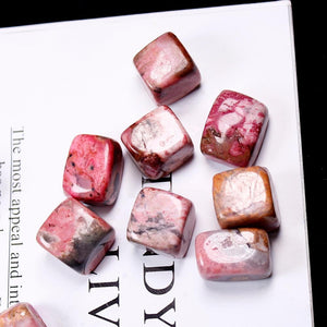 50g/bag Natural crystal stone Rhodochrosite Crystal macadam large particle polished macadam