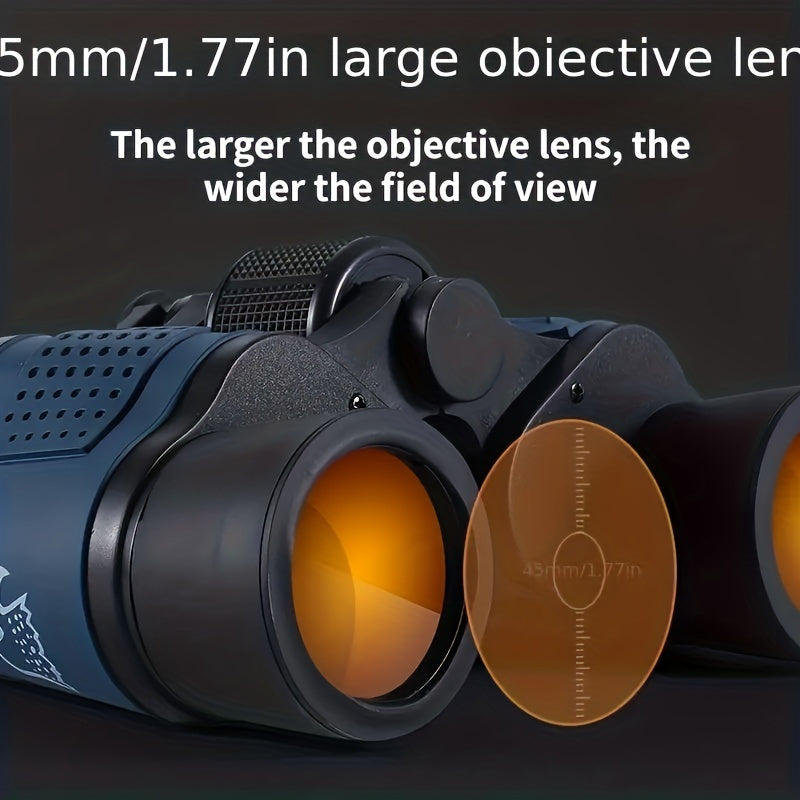 60x60 Bonoculars, High Definition Night Vision Binoculars For Hunting, Bird Watching, And Travel