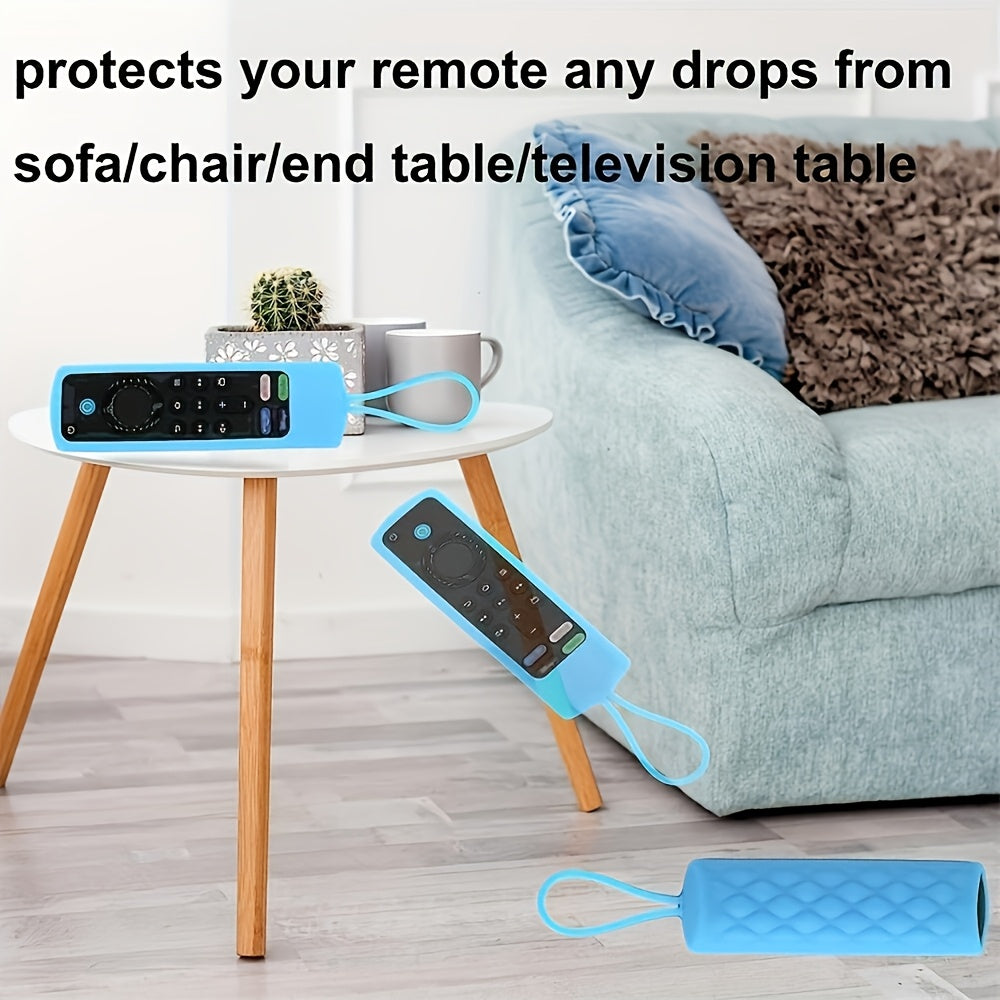 Glow-in-the-Dark Silicone Remote Control Case for FireStick | Multi-Color Neon Colors | Battery-Free with Lanyard | Durable & Flexible | Enhances Visibility in Low-Light Conditions | Compatible with 4K, 4K Max, Lite, Cube | Ideal for Home Theater & Entert