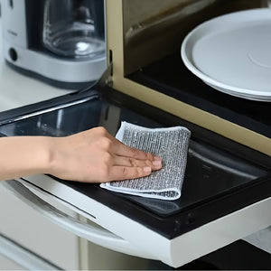 6/12pcs Non-Scratch Wire Dishcloth for Multipurpose Cleaning of Dishes, Sinks, Counters, and Stove Tops - Wet and Dry Use with No Scratches