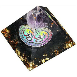 Tree of Life Orgonite Pyramids - Crystal Pyramids for Positive Energy