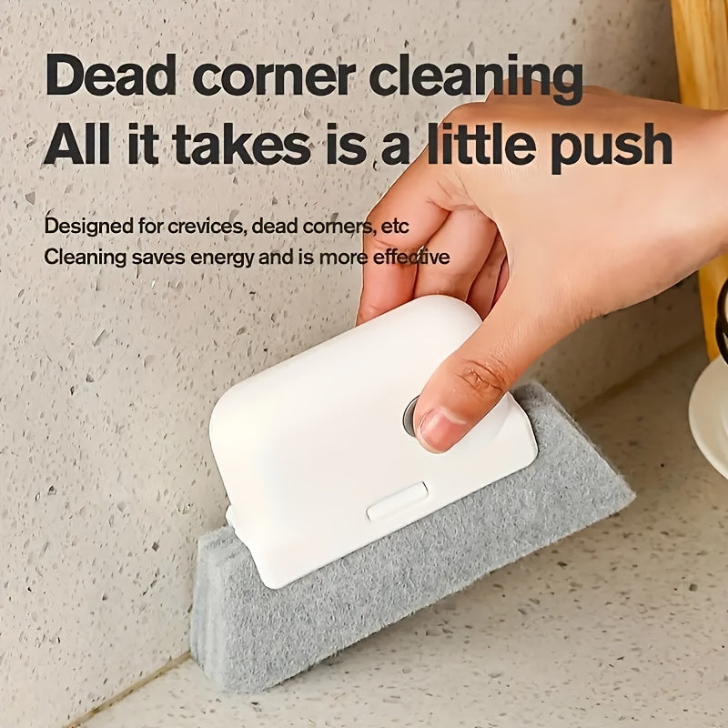 Effortless Cleaning Companion: Easy-Clean Brush for Window Rails, Small Gaps & Countertops - Universal Design, Sparkling Results