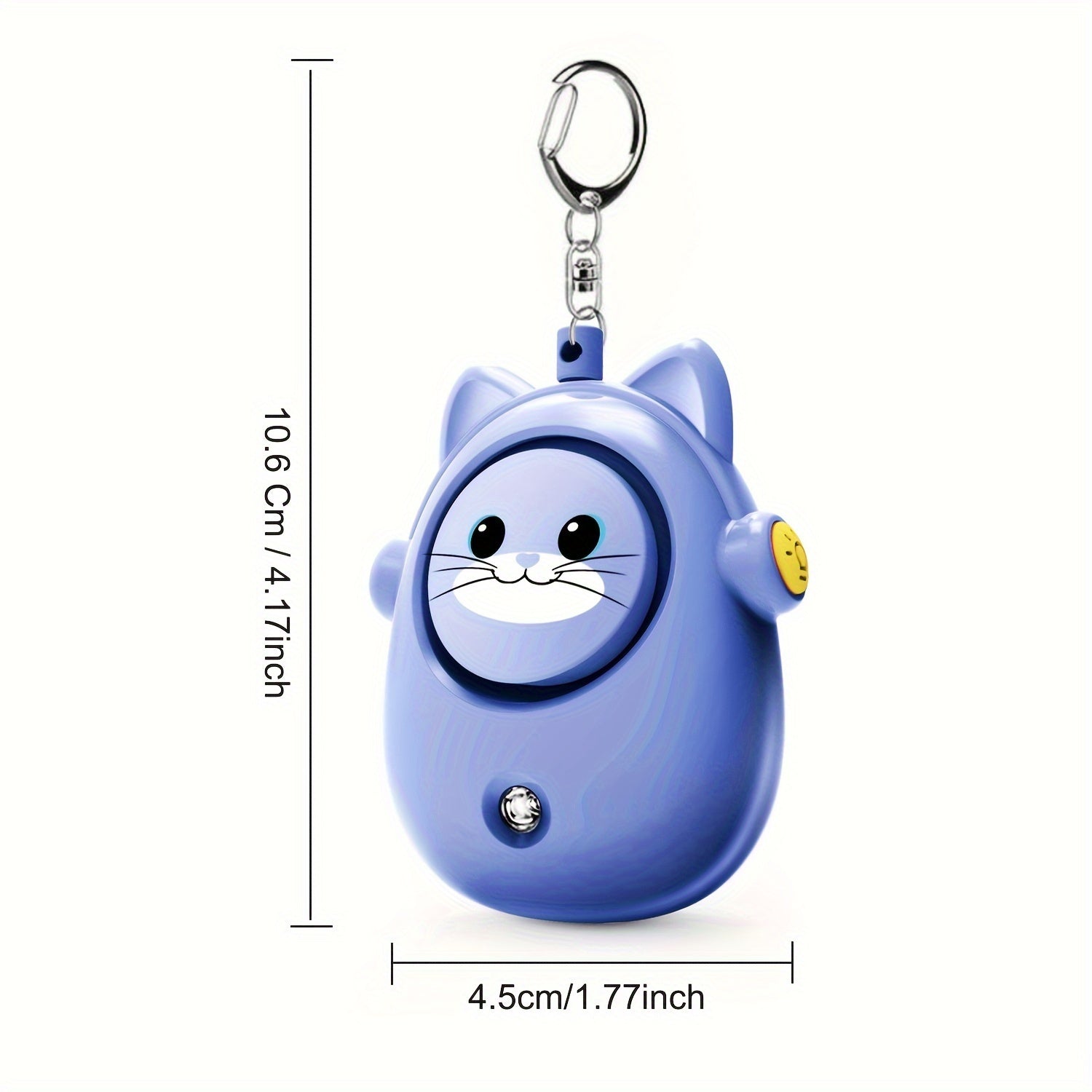 [Loud Safety Alarm] 130dB Loud Personal Safety Alarm with LED Light - Women's, Men and Elderly Emergency Security Keychain