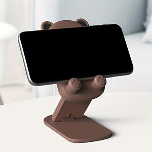 Cute Cartoon Animal Foldable Phone & Tablet Stand - Convenient Charging Holder for Desktop Use