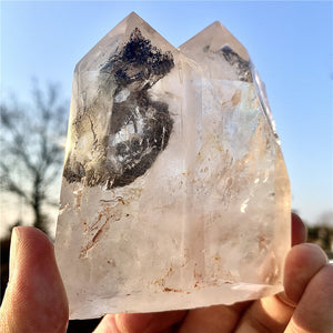 499g High Vibration Natural Crystal With Garden Quartz Soulmate Healing Points