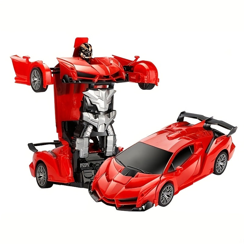 [Transforming Remote Control Car] 1:18 Scale Transforming Remote Control Car Robot - 360°Rotating Drifting, One-Button Deformation - Christmas Gift, Birthday Gift, Halloween Gift