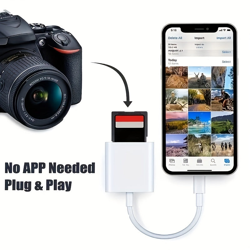 Boost Your iPhone & iPad Camera Performance with this Portable SD Card Reader - No App Required!