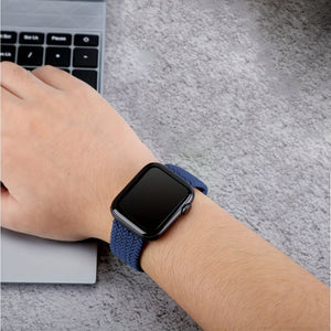 4 Pack Braided Metal Magnetic Buckle Band Compatible with Apple Watch WomenMen 49mm 46mm(2024 $eries 10) 45mm 44mm 42mm, Stretchy Nylon Sport LoopStrap for lWatch Ultra 2/1 Series 10 9 8 SE7 6 5 4 3 2 1