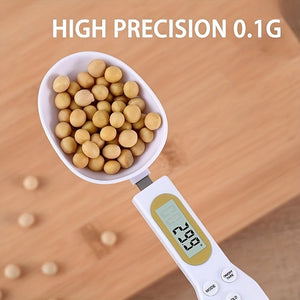 1pc 500g/0.1g Electronic Measuring Spoon Scale, Household Small Kitchen Electronic Scale, Weighing Spoon, Measuring Handheld Accessories Sca
