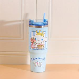 Sanrio 900ML Insulated Water Bottle: Leakproof & Shatterproof – Perfect for Outdoor, Office, and Home with Hello Kitty Design