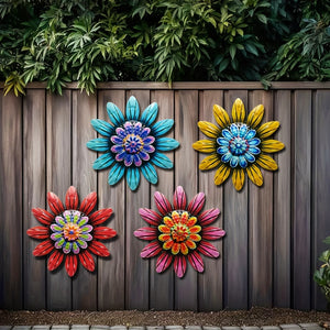 Elegant & Versatile Metal Flower Decor - Enhance Home or Garden, Ideal for Parties/Weddings, Available in 1pc/4pcs