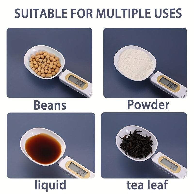 1pc 500g/0.1g Electronic Measuring Spoon Scale, Household Small Kitchen Electronic Scale, Weighing Spoon, Measuring Handheld Accessories Sca