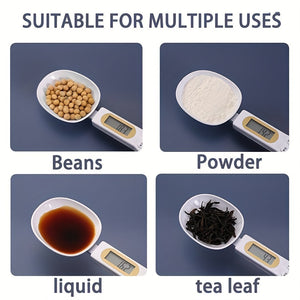 1pc 500g/0.1g Electronic Measuring Spoon Scale, Household Small Kitchen Electronic Scale, Weighing Spoon, Measuring Handheld Accessories Sca