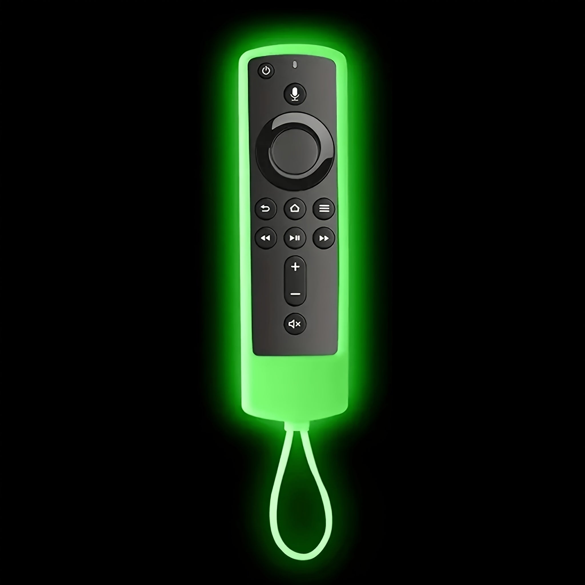 Glow-in-the-Dark Silicone Remote Control Case for FireStick | Multi-Color Neon Colors | Battery-Free with Lanyard | Durable & Flexible | Enhances Visibility in Low-Light Conditions | Compatible with 4K, 4K Max, Lite, Cube | Ideal for Home Theater & Entert