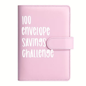 Achieve Your Financial Goals: Fun $5,050 Envelope Challenge Savings Binder with 26-Page Cash Tracker