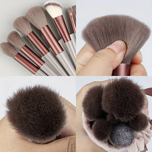 Makeup Brush Set Soft Fluffy Professiona Cosmetic Foundation Powder Eyeshadow Kabuki Blending Make Up Brush Beauty Tool Makeup Sponge Storag