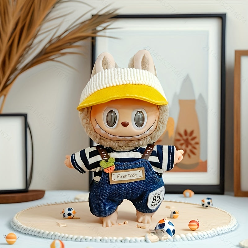 Adorable Doll Clothing Accessory Set, Suitable for 6.69-inchLABUBU Doll Clothes, Only Clothes Not Including Doll, Birthday Gift, Ramadan Festival, Easter, Holiday Gift