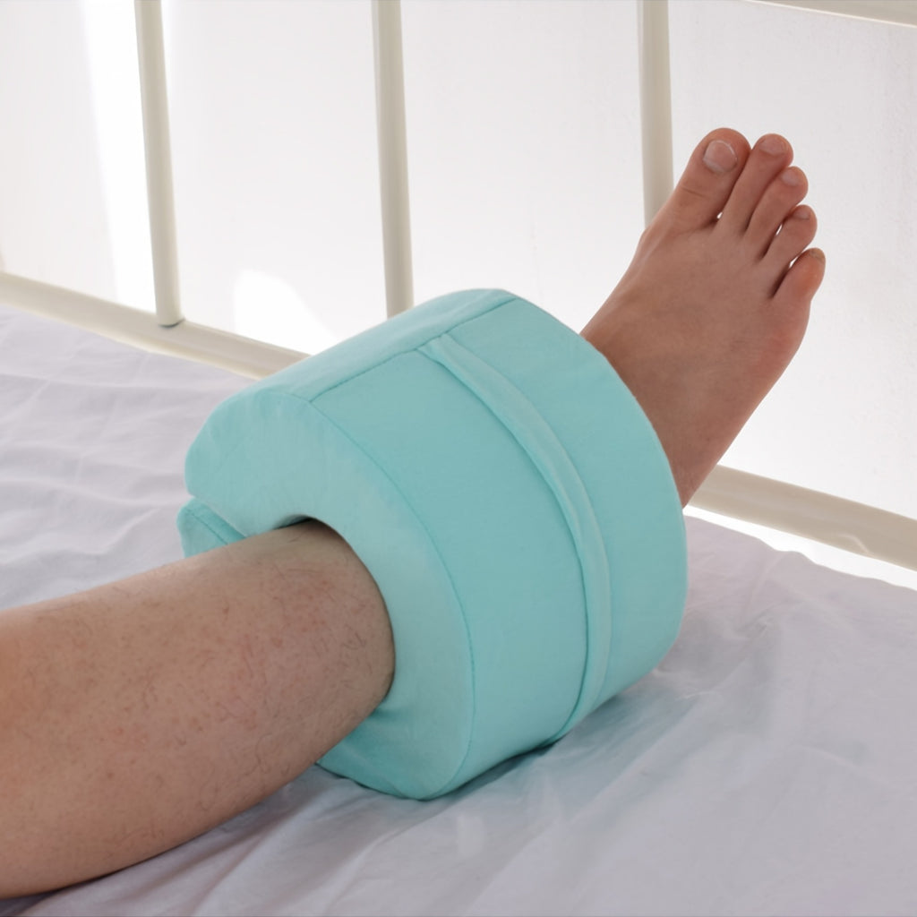 Foot Support Pillows, Heel Pads, Oot Elevation Pillow Pain Pressure Relief Promote Recovery Detachable Washable Cover Ankle Heel Elevator For Foot Ankle Green/ Blue