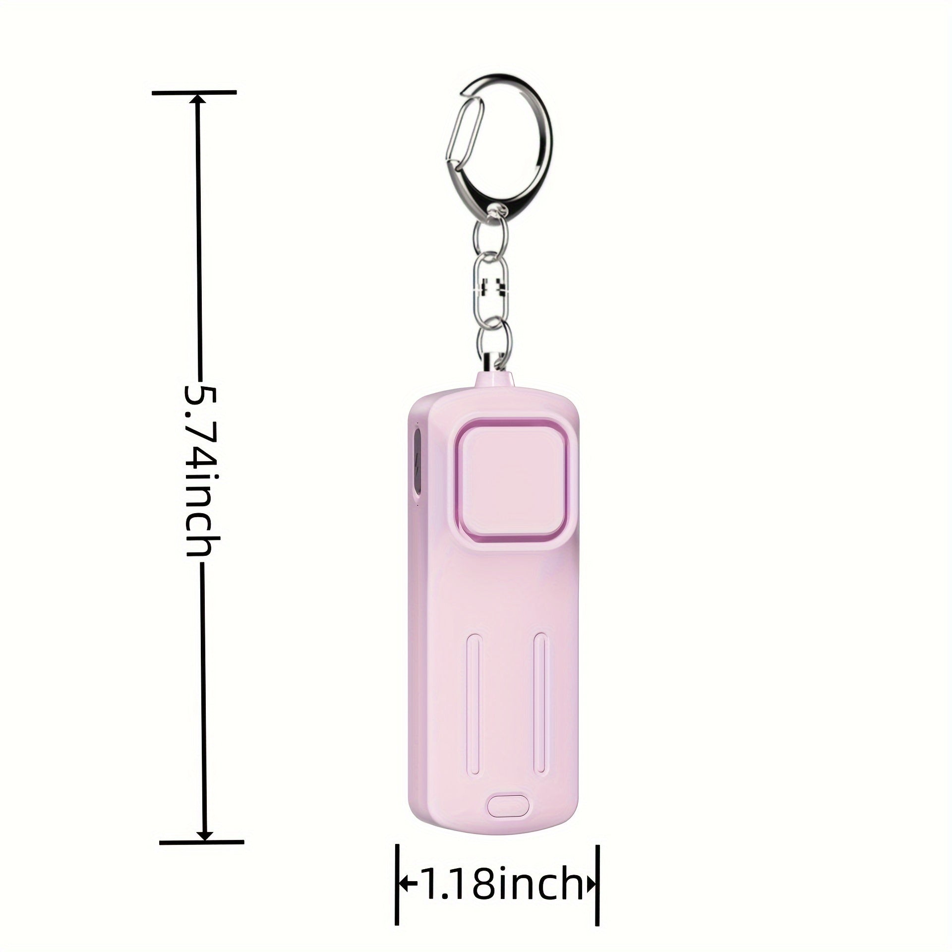 130dB Personal Security Alarm for Women - Pink, Siren with Screaming Feature, Ideal for Safety and Protection, Perfect Holiday Gift