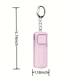 130dB Personal Security Alarm for Women - Pink, Siren with Screaming Feature, Ideal for Safety and Protection, Perfect Holiday Gift
