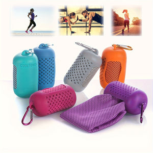 Hot summer fitness cold feeling sports towels cooling cold towels ice towels yoga ice towels