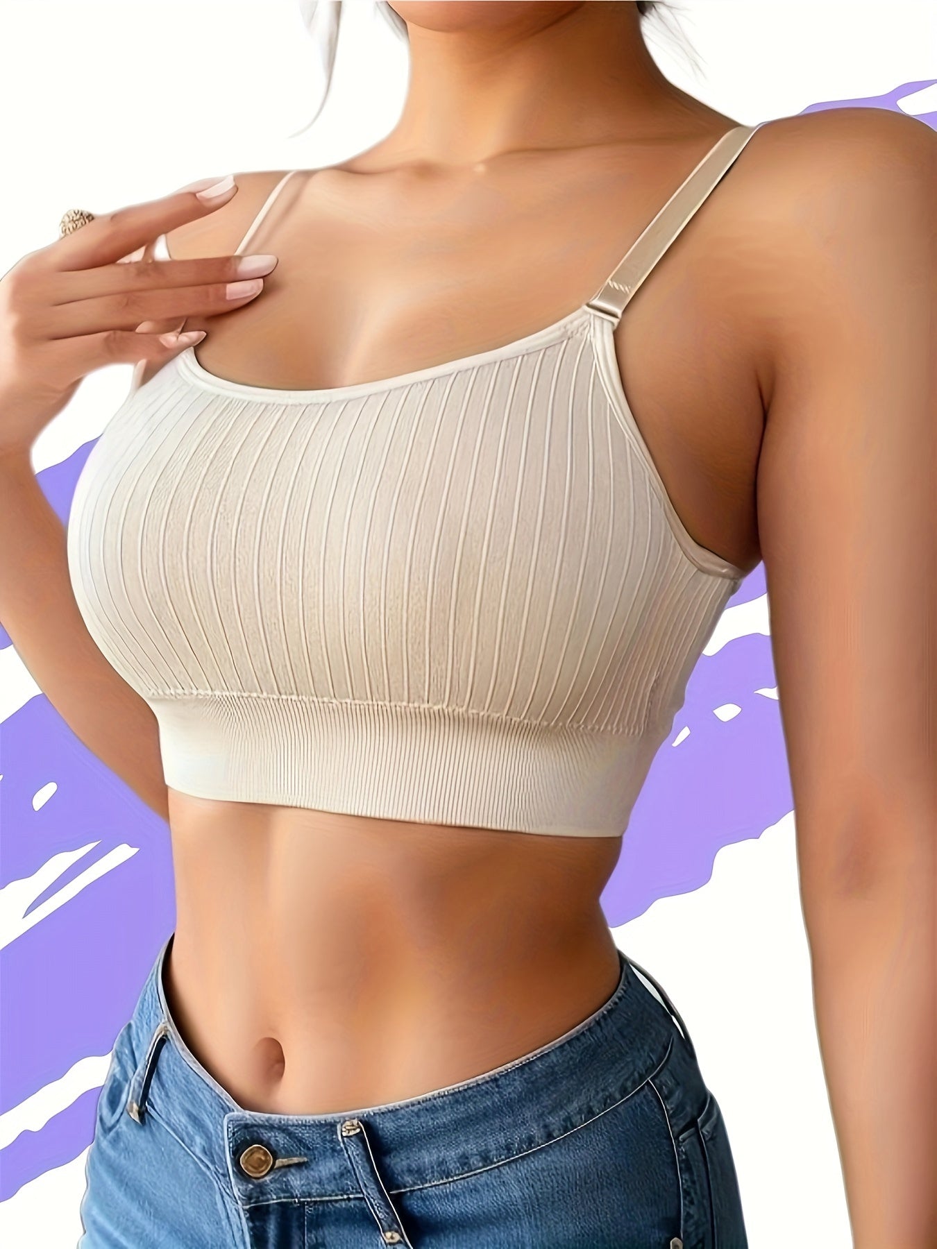 6Pcs Seamless Sports Bras - For Running And Fitness - Sports Bras