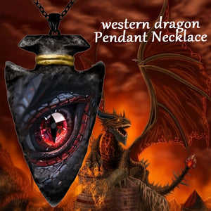 Dragon Eye Pendant Necklace Hip Hop Unisex Style Punk Necklace For Men Women Jewelry Gift