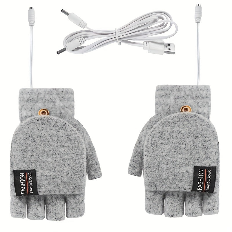 Stay Warm & Cozy All Winter Long With USB Heating Gloves For Women & Men!