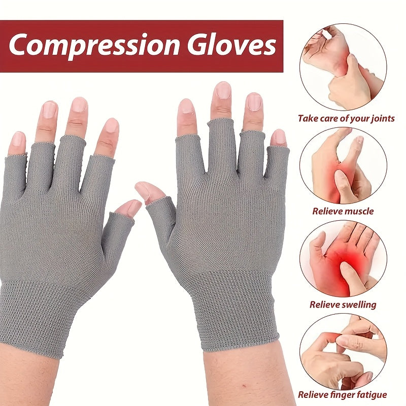 2 Pairs Of Joint Compression Gloves, Relieve Wrist Pressure, Thumb Wrist Gloves - Suitable For Men And Women, The Best Gift For Valentine'S Day