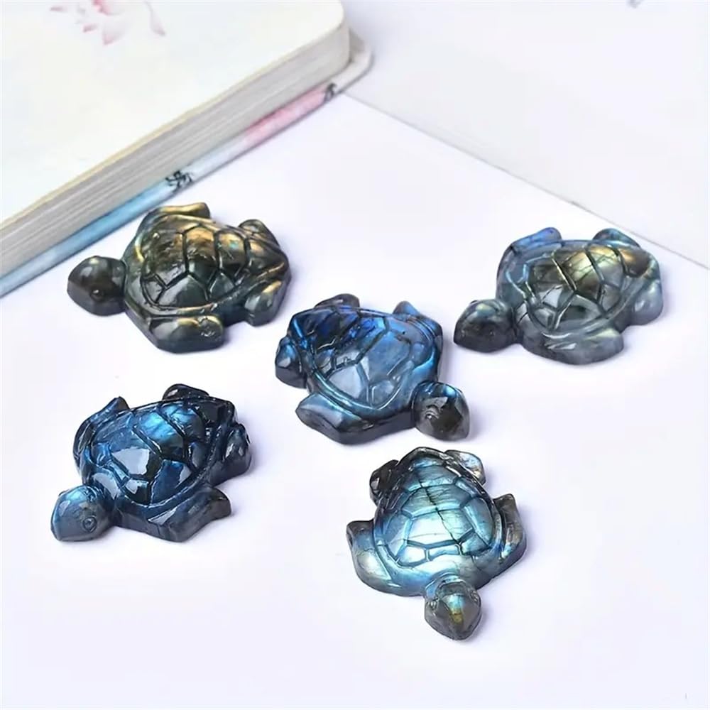 Beautiful Natural Labradorite Carving Wing Ornments Healing Crystal Skull Collectible Figurines Reiki Decor