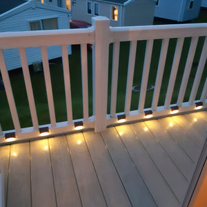 8-Pack Solar Step Lights – Weatherproof & Solar-Powered with Automatic Light Sensor for Stairs, Paths, and Patio Areas