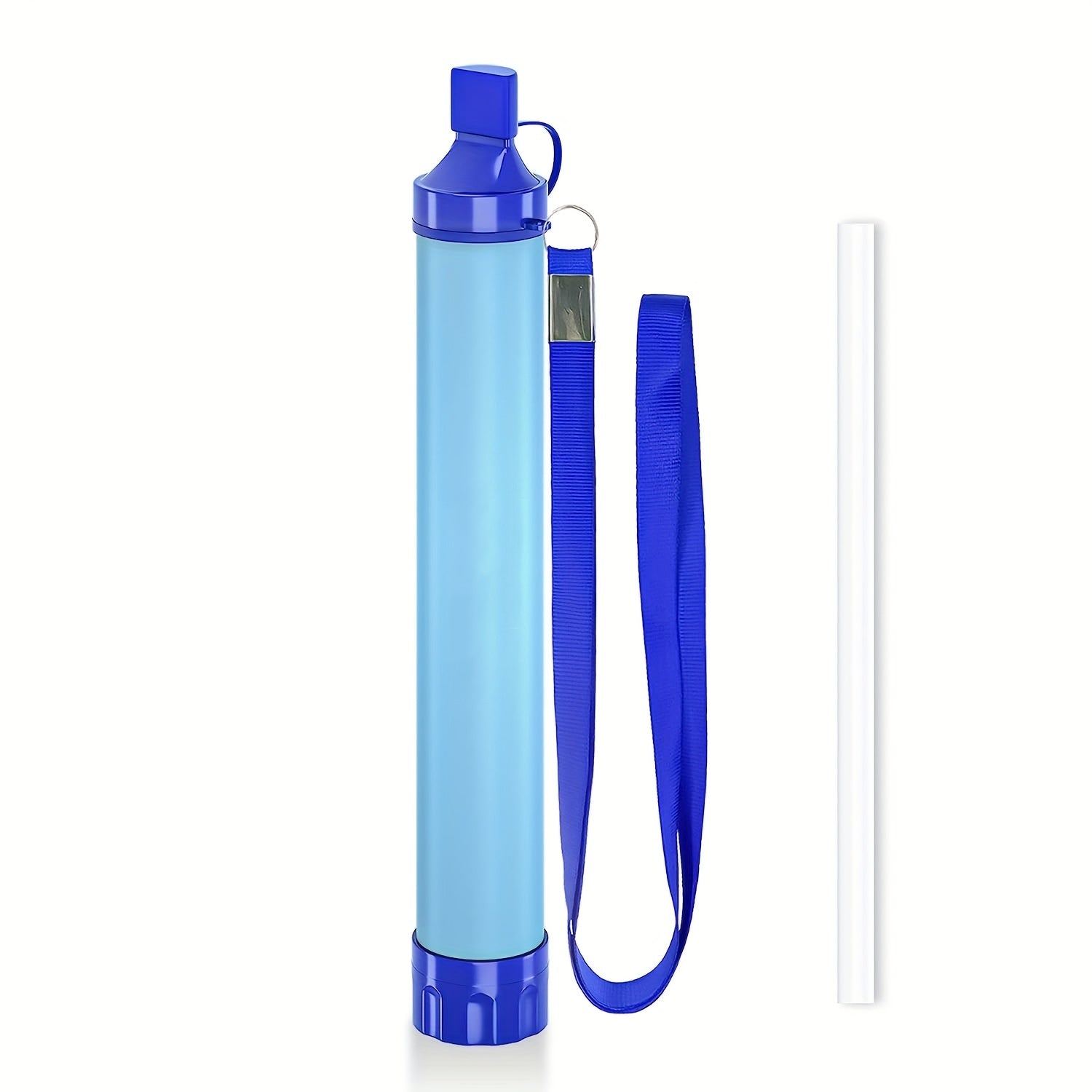 1pc Outdoor Water Filter, Personal Water Filtration Straw, Emergency Survival Gear Water Purifier For Camping Hiking Climbing Backpacking