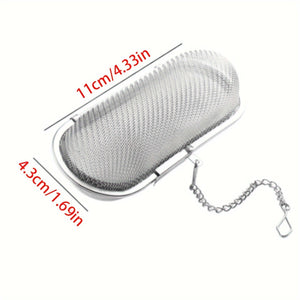 Premium 304 Stainless Steel Tea Infuser - Large, Fine Mesh Strainer for Loose Leaf Tea, Spices - Ideal for Brewing & Cooking