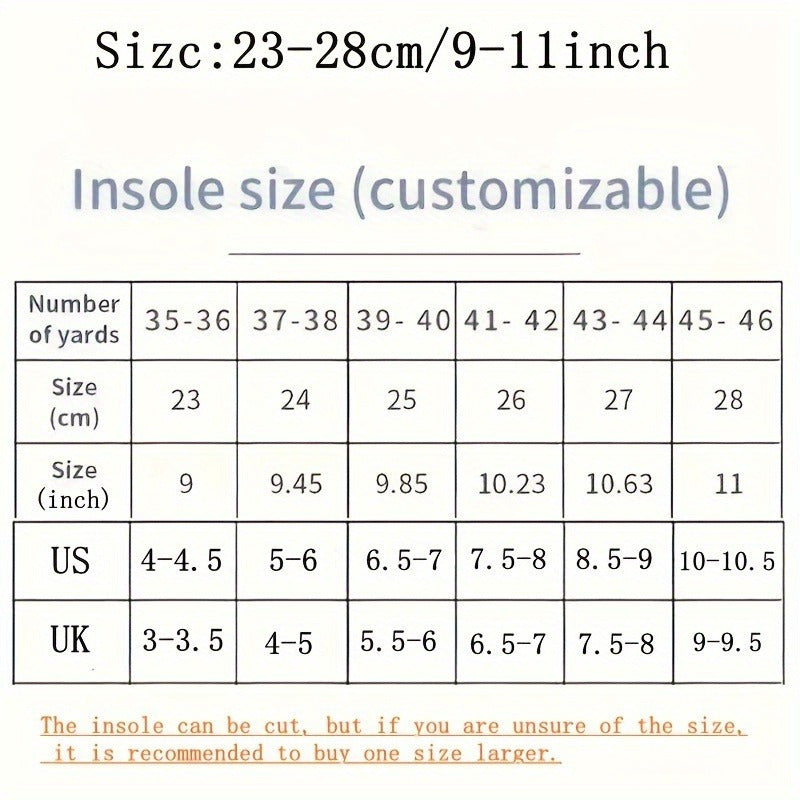 [5D Memory Foam Insole] 5D Memory Foam Insole | Knitted Fabric, Non Fragrant Solid Comfort Pad | Sports Insole, Suitable for Daily Wearing and Active Lifestyle