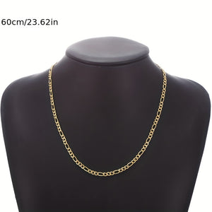 1pc Men's Simple Fashion Golden Necklace