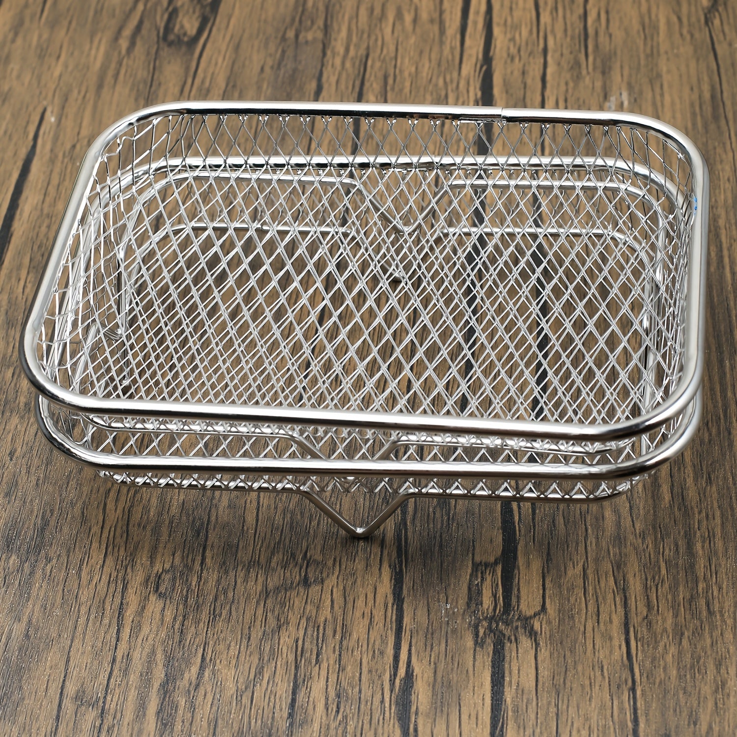 Air Fryer Rack Accessories Grill Basket, 3/2 Layers, 304 Stainless Steel Stackable Chicken wings Air Fryer Accessories Toast Rack, Cooking Rack