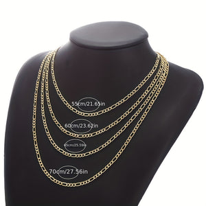 1pc Men's Simple Fashion Golden Necklace