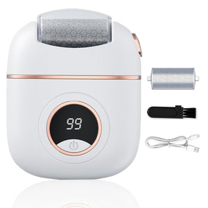 [Electric Peel Remover] Rechargeable Electric Foot Callus Remover Kit - Portable Professional Foot Care, Perfect Peel, Remove Hard Cracked Dry Skin